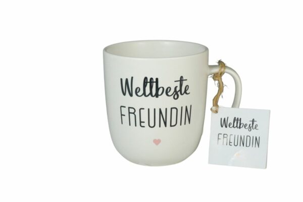 PPD Henkelbecher Kaffeebecher Mug Weltbeste Freundin