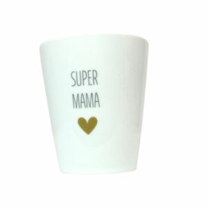 Krasilnikoff Kaffeebecher Sprüche Tasse Mug Cup Super Mama