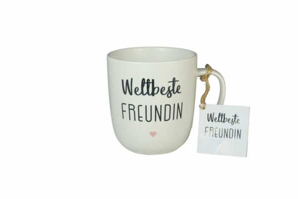 PPD Henkelbecher Kaffeebecher Mug Weltbeste Freundin