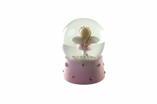 Deko Schneekugel Glimmerkugel Glitzerkugel Engel Schutzengel