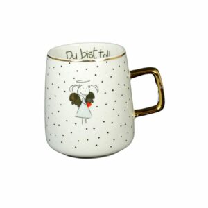 Mea Living Henkelbecher Kaffeebecher Tasse mit Henkel Du Bist Toll