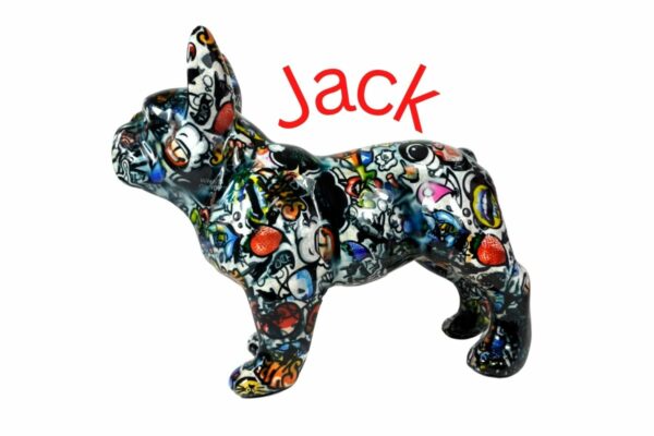 Pomme Pidou Spardose Money Bank Bulldogge Jack XL Black Fruit