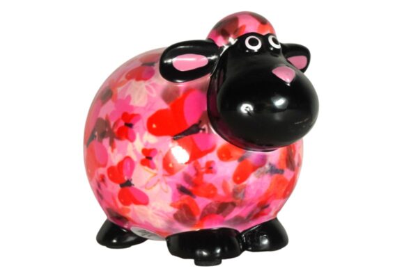 Pomme Pidou Spardose Money Bank Schaf Giselle Petite Schmetterlinge