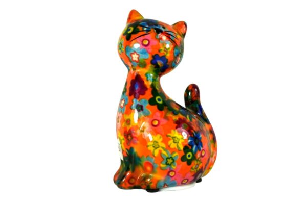 Pomme Pidou Spardose Money Bank Katze Petit Caramel Orange