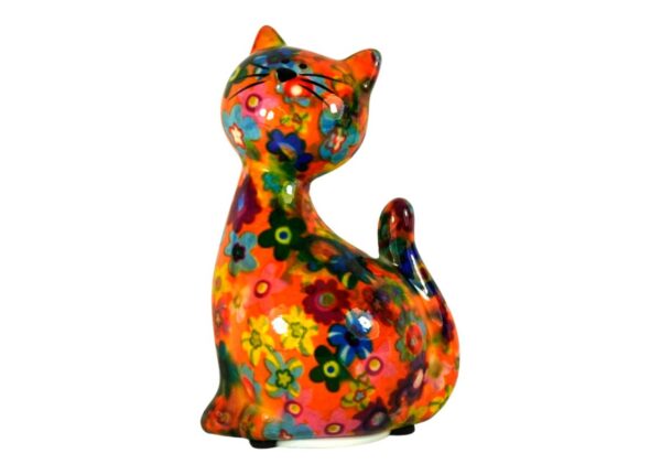 Pomme Pidou Spardose Money Bank Katze Petit Caramel Orange
