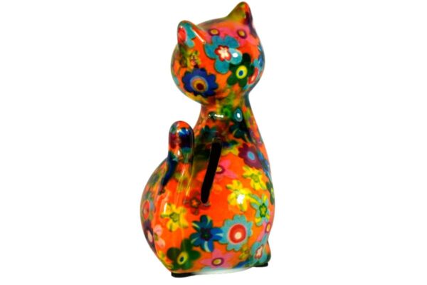 Pomme Pidou Spardose Money Bank Katze Petit Caramel Orange