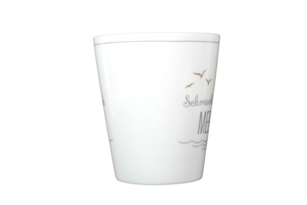 Krasilnikoff Kaffeebecher Sprüche Tasse Mug Cup Schmeckt nach Meer