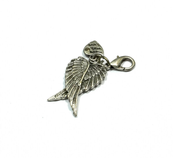 Hevi Schlüsselanhänger Handmade Taschenanhänger Flügel mit Herz