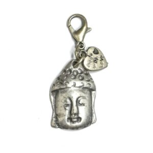 Hevi Schlüsselanhänger Handmade Taschenanhänger Buddha Kopf