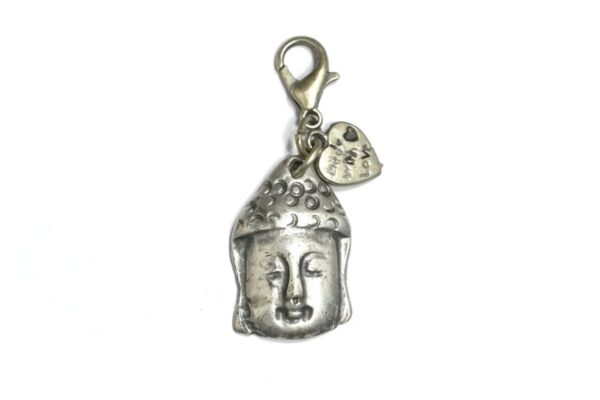 Hevi Schlüsselanhänger Handmade Taschenanhänger Buddha Kopf