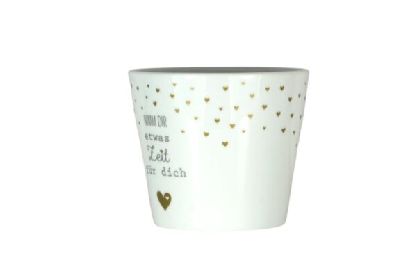 Krasilnikoff Kaffeebecher Kaffeetasse Sprüche Tasse Mug Cup Nimm dir etwas Zeit für Dich