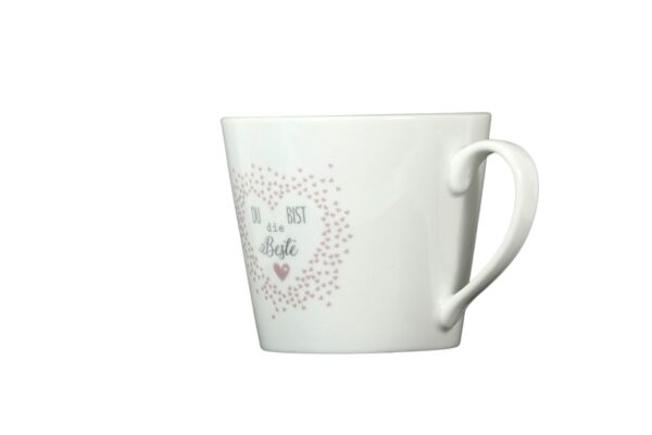 Krasilnikoff Kaffeebecher Kaffeetasse Sprüche Tasse Mug Cup Du bist die Beste