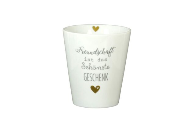 Krasilnikoff Kaffeebecher Sprüche Tasse Mug Cup Freundschaft ist das schönste Geschenk