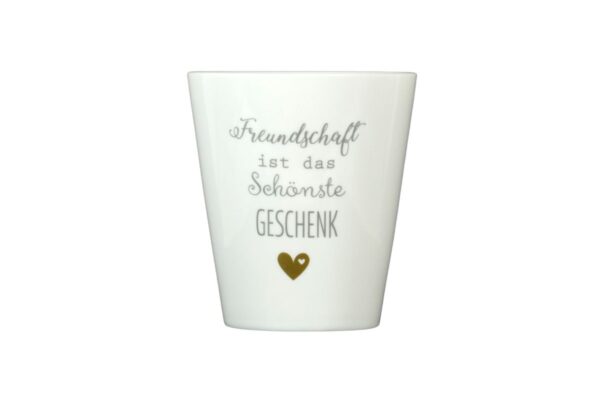 Krasilnikoff Kaffeebecher Sprüche Tasse Mug Cup Freundschaft ist das schönste Geschenk