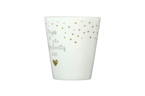 Krasilnikoff Kaffeebecher Sprüche Tasse Mug Cup Vergiss nie wie großartig du bist