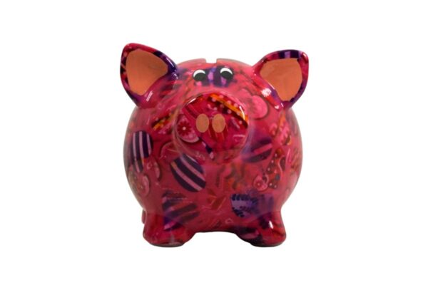 Pomme Pidou Money Bank Spardose Petit Sparschwein Rosie Pink Heart