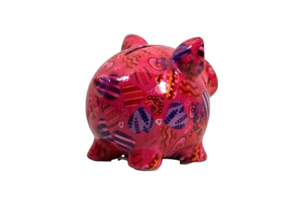 Pomme Pidou Money Bank Spardose Petit Sparschwein Rosie Pink Heart