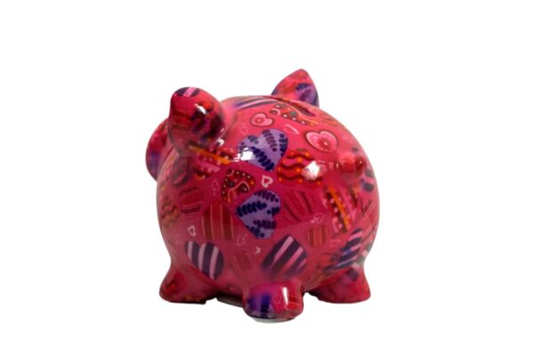 Pomme Pidou Money Bank Spardose Petit Sparschwein Rosie Pink Heart