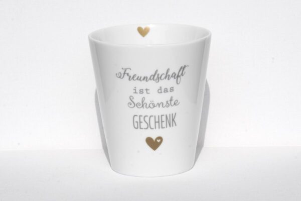 Krasilnikoff Kaffeebecher Sprüche Tasse Mug Cup Freundschaft ist das schönste Geschenk