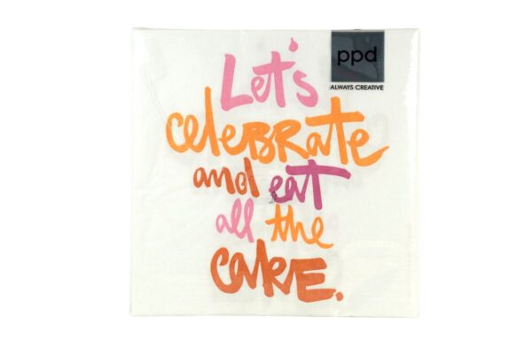 PPD Servietten Always Creative Let`s celebrate and eat all the cake