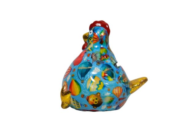 Pomme Pidou Spardose Money Bank Huhn Claire Petit Blau