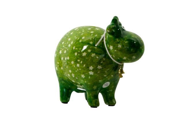 Pomme Pidou Spardose Money Bank Kuh Bella Grün Wiese