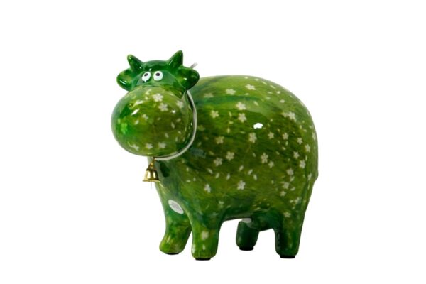 Pomme Pidou Spardose Money Bank Kuh Bella Grün Wiese