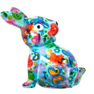Pomme Pidou Money Bank Spardose Petit Hase Osterhase Billie Blau