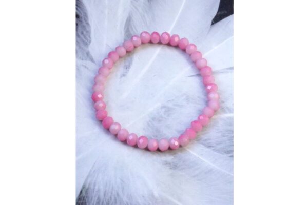 Damen Armband Sunny Crystal Perle Rosa Modeschmuck Armband