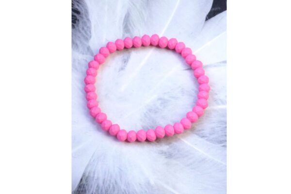 Damen Armband Sunny Crystal Perle Pink Modeschmuck Armband