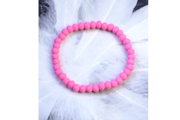 Damen Armband Sunny Crystal Perle Pink Modeschmuck Armband