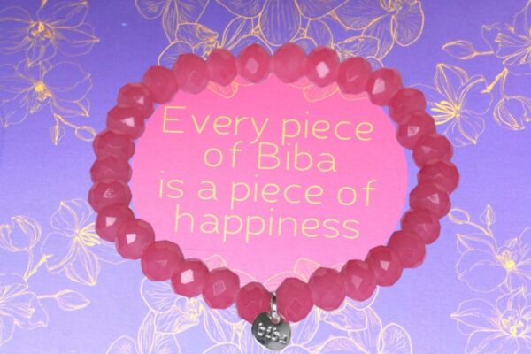 Biba Armband Crystal Rosa Perle Damen Armband Glücksbringer