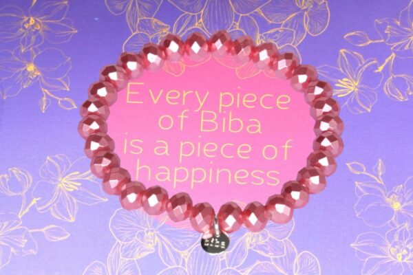 Biba Armband Crystal Lachs Rosa Perle Damen Armband Glücksbringer