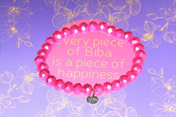Biba Armband Crystal Pink Ice Perle Damen Armband Glücksbringer