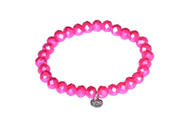 Biba Armband Crystal Pink Ice Perle Damen Armband Glücksbringer