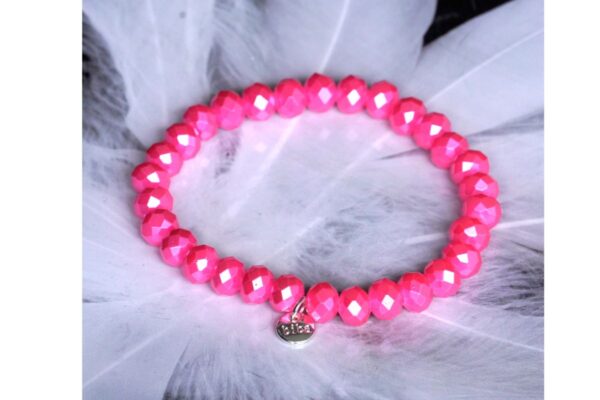 Biba Armband Crystal Pink Ice Perle Damen Armband Glücksbringer