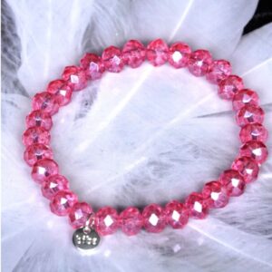 Biba Armband Crystal Rose Ice Perle Damen Armband Glücksbringer