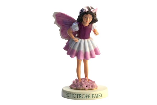 Flower Fairy Dekofigur Elfe Heliotrope Sonnenwende Waldfee Sockel