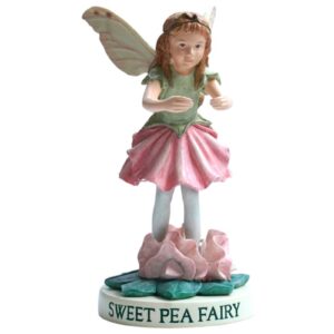 Flower Fairy Dekofigur Elfe Sweet Pea Fairy Waldfee Sockel