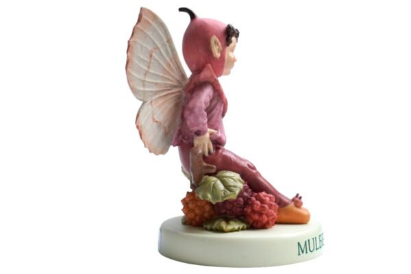 Flower Fairy Dekofigur Elf Mulberry Fairy Waldelf Sockel