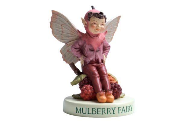 Flower Fairy Dekofigur Elf Mulberry Fairy Waldelf Sockel