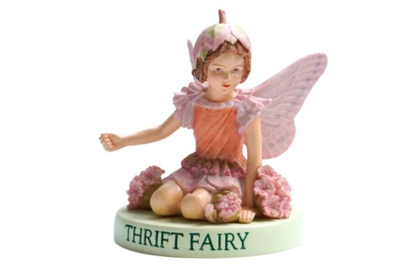 Flower Fairy Dekofigur Elfe Thrift Fairy Waldelfe Sockel