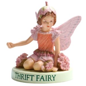 Flower Fairy Dekofigur Elfe Thrift Fairy Waldelfe Sockel