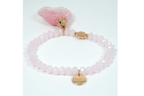 Biba Armband Crystal Ice Rose Perle Damen Armband Glücksbringer