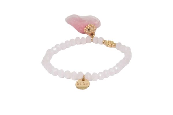 Biba Armband Crystal Ice Rose Perle Damen Armband Glücksbringer