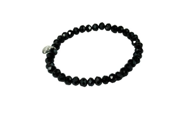 Biba Armband Crystal Perlen Schwarz Damen Armband Glücksbringer