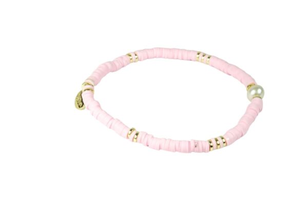 Biba Armband Summer Rosa Damen Armband Gold Anhänger