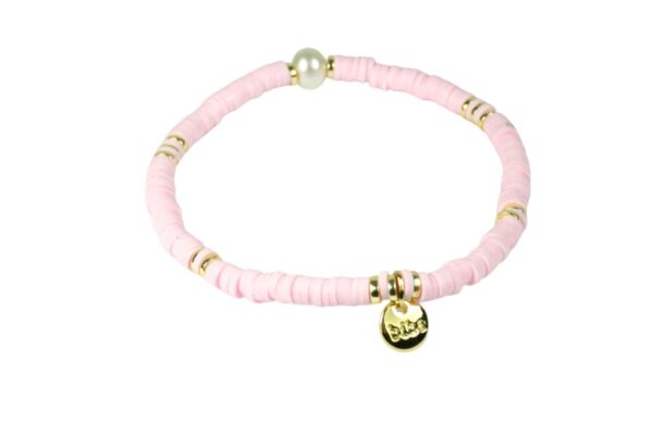 Biba Armband Summer Rosa Damen Armband Gold Anhänger