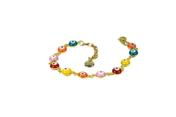 Biba Armband Perlen Multicolor Damen Armband Eyes Pearls