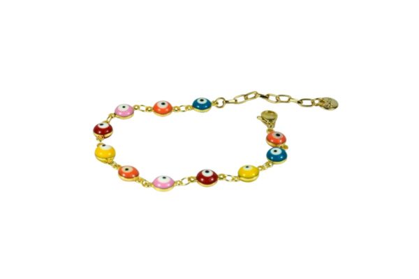 Biba Armband Perlen Multicolor Damen Armband Eyes Pearls